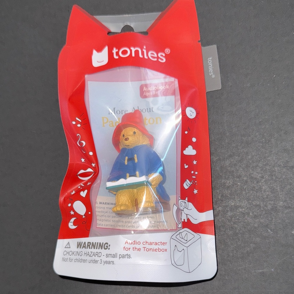 Tonies Paddington Bear Audio Character - Blue and Red